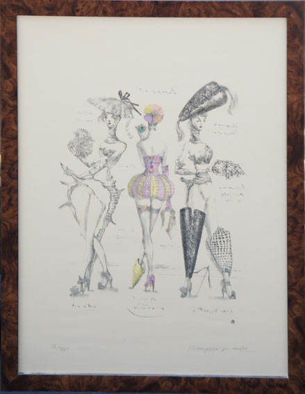 金子國義 金子国義 版画 サイン 署名 銅版画 限定 METONYME 金子國義 金子