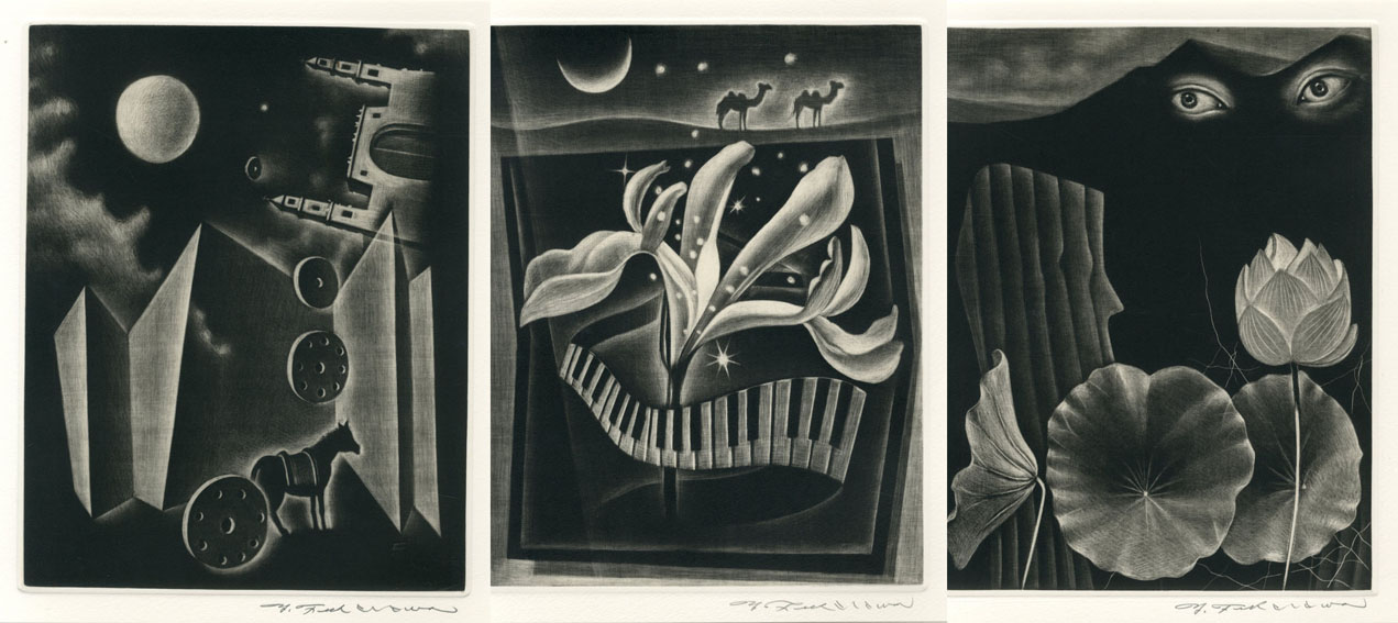 深沢幸雄銅版画集「汚れつちまった悲しみに」 / 深沢幸雄銅版画 中原中