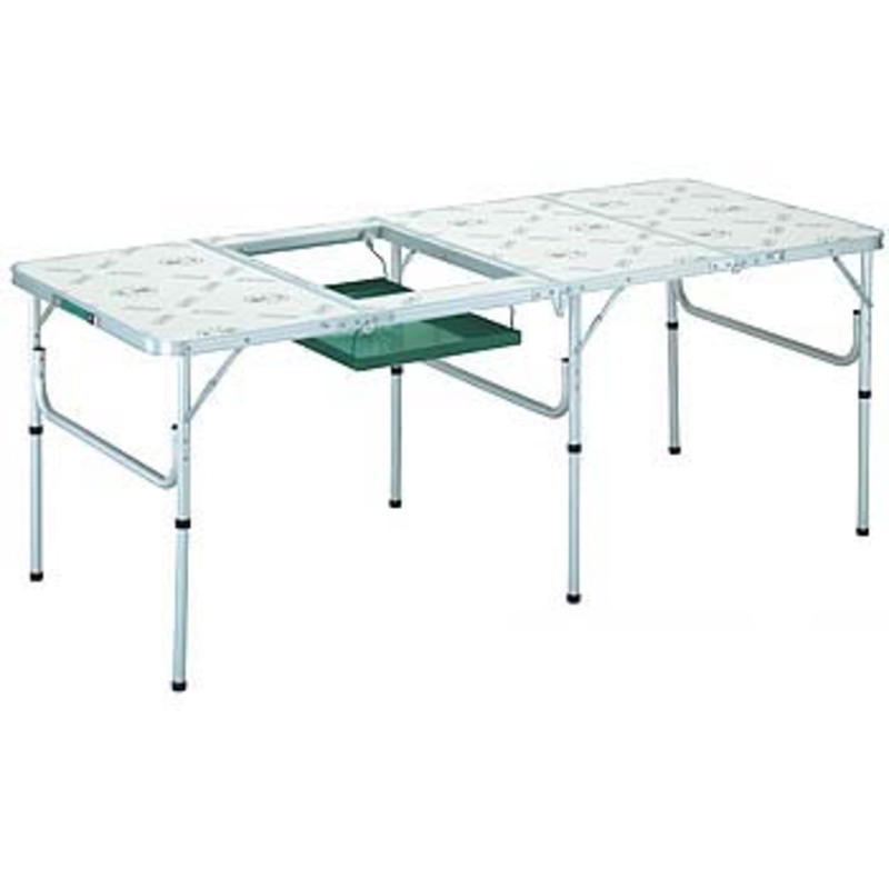 コールマン Coleman 四つ折りテーブル8 170-5540 高さ調節可能①