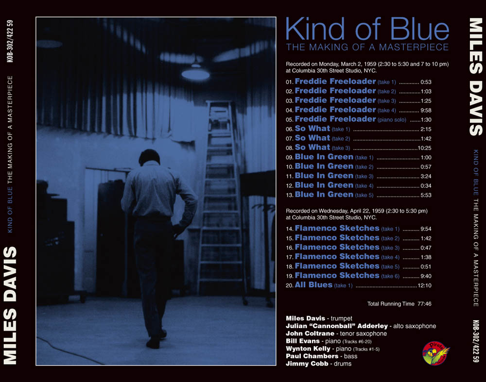 MILES DAVIS - KIND OF BLUE: THE MAKING OF A MASTERPIECE (CD