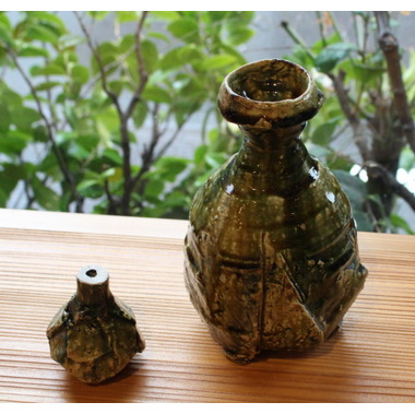 織部焼「織部流し」 （茶菓揃 彩堂窯彩杢作） 和食器通販｜織部 Online