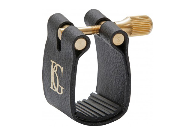 ブルズアイ ソプラノサックス用リガチャー サテン仕上げ 順締め