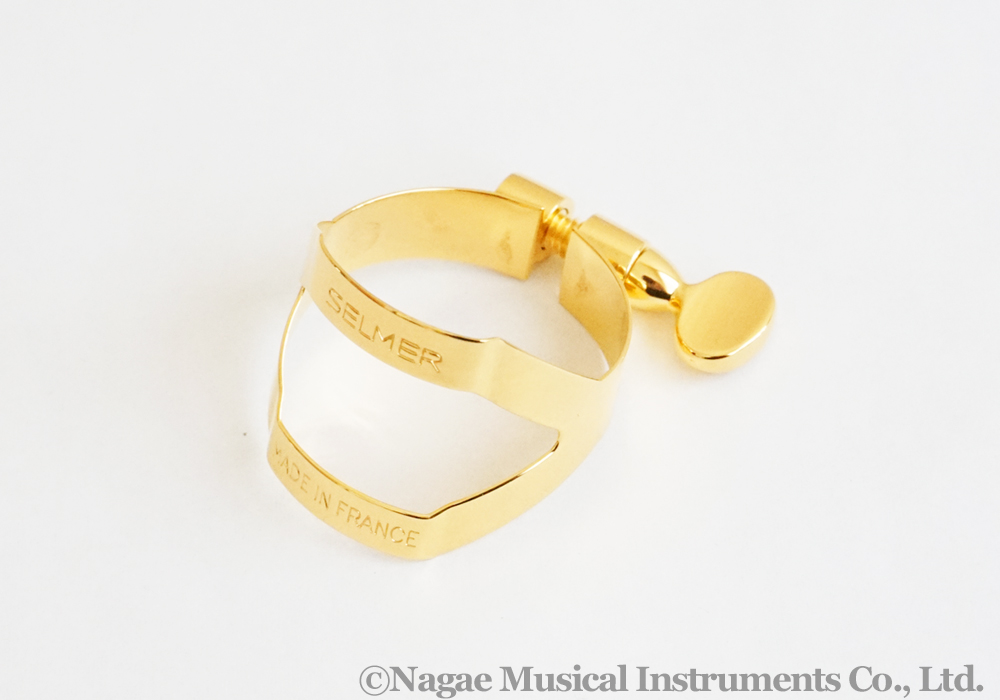 セルマー アルトサックスリガチャー ゴールド GP｜ 管楽器専門店 永江楽器