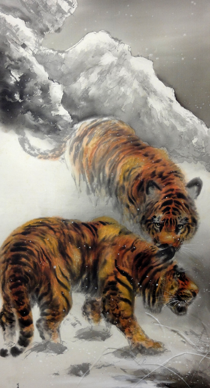 日本画 掛け軸 竹と花 大橋翠石 Yahoo!オークション - 【TAKIYA】日本