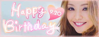 140、安室奈美恵誕生日メッセージカード&初期会員￼継続特典 140