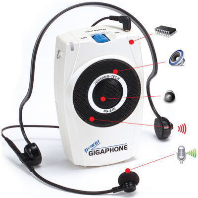 ハンズフリー拡声器 PG-610-C 充電仕様パワーギガホン ｜ なんず