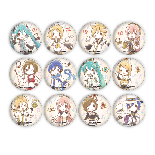 缶バッジ 「初音ミク -Project DIVA-」 02 (グラフアート) BOX グッズ