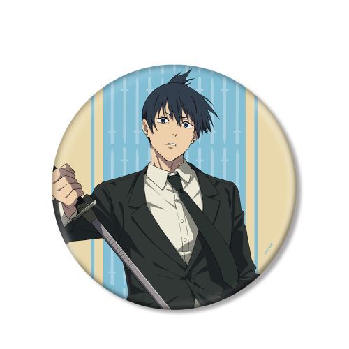 チェンソーマン 早川アキ まねきねこ 極楽湯 缶バッジ チェンソーマン