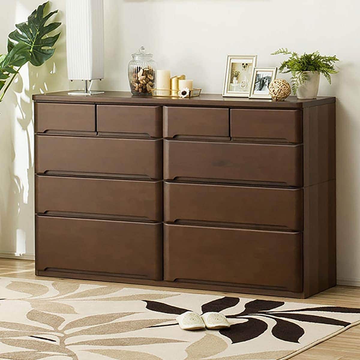 ニトリ チェスト6段 ブラウン