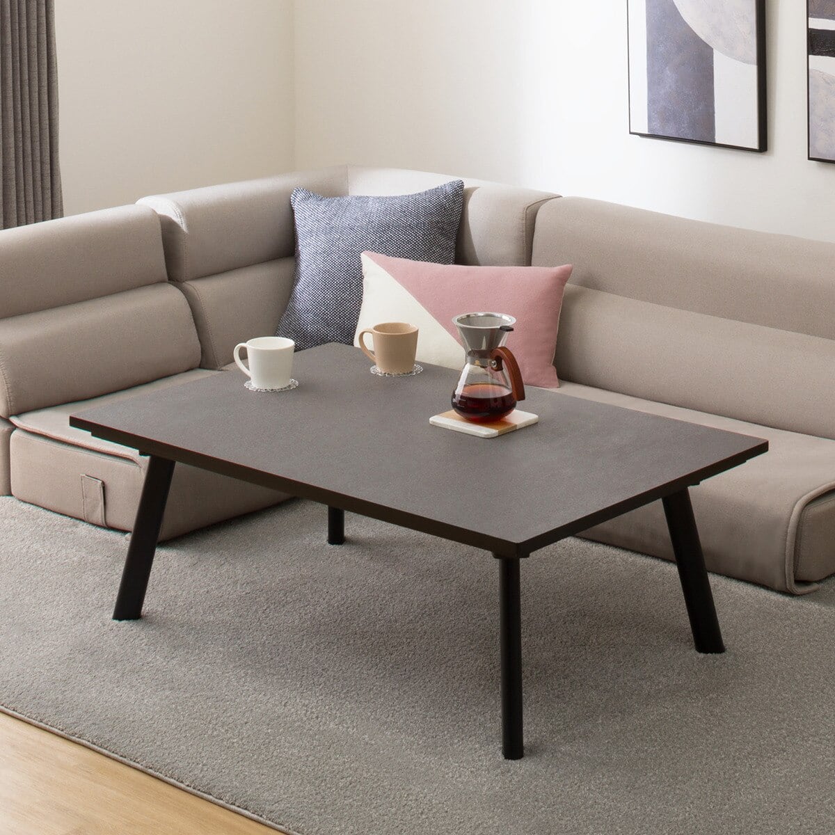 ニトリ 高さが変えれる 2WAYコタツ NV03 105MBR 2025年製 高さが変え