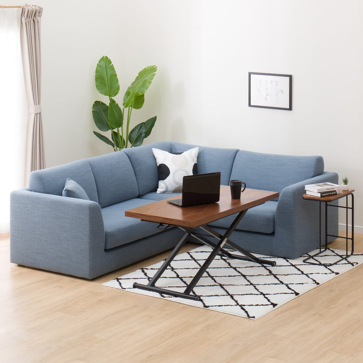 東京都23区送料込 ◇ ニトリ昇降リビングテーブル(TPH4842) 東京都23区