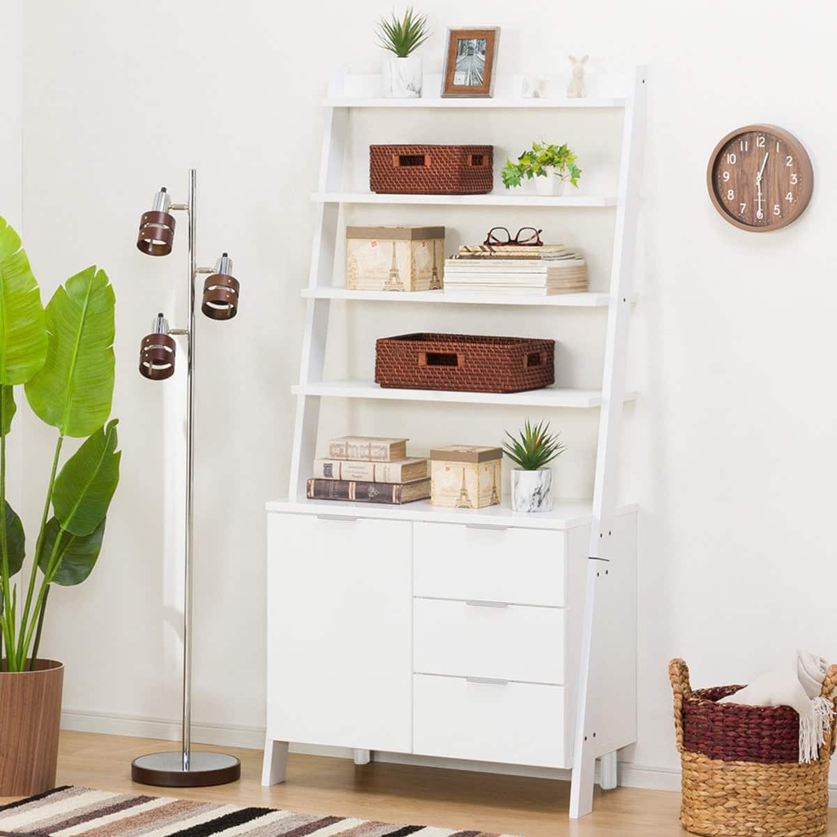 サイドボードラック(エトナ80SBR WH/SI) | ニトリネット【公式】 家具