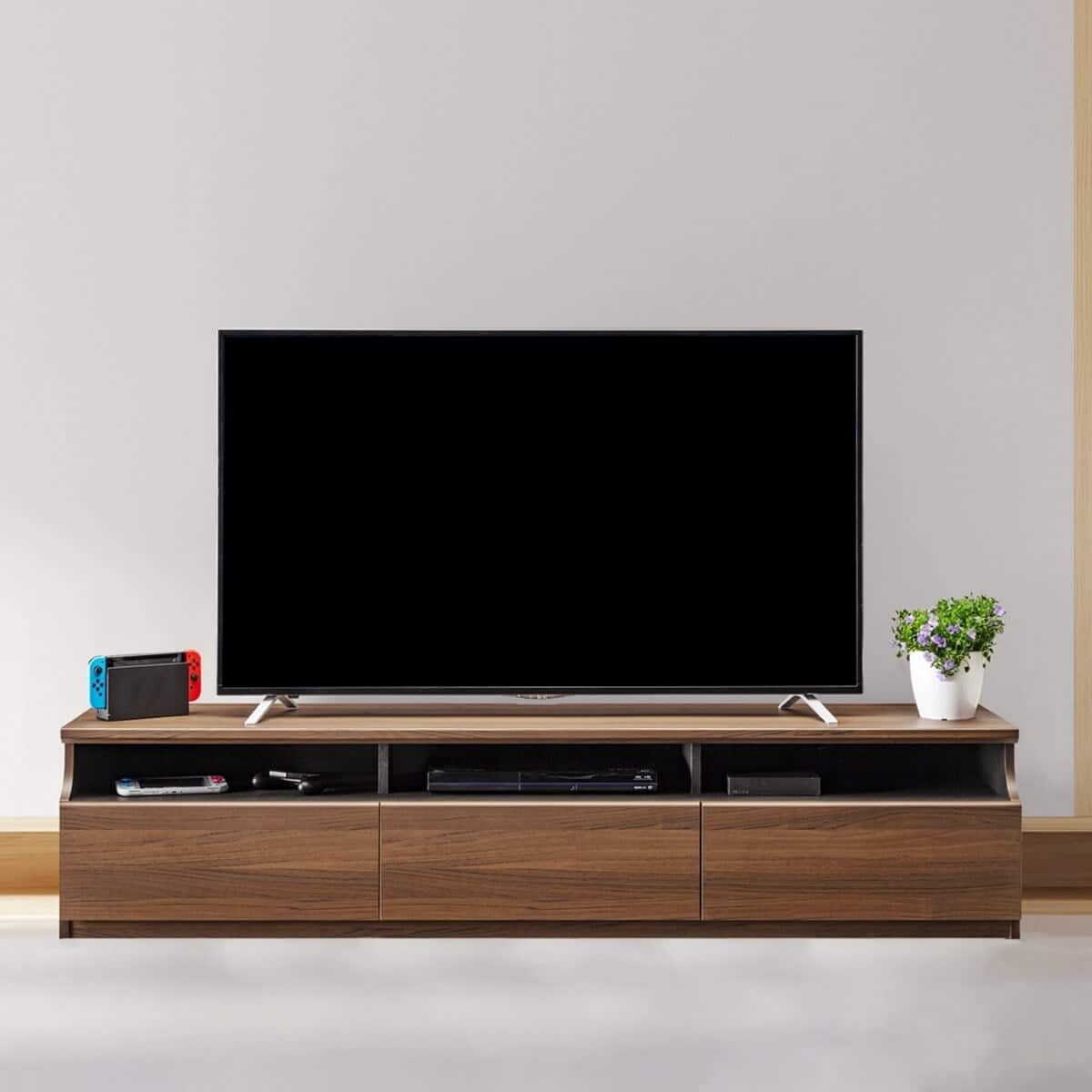 シンプルなローテレビボード (TL3 幅177cm DBR) | ニトリネット【公式