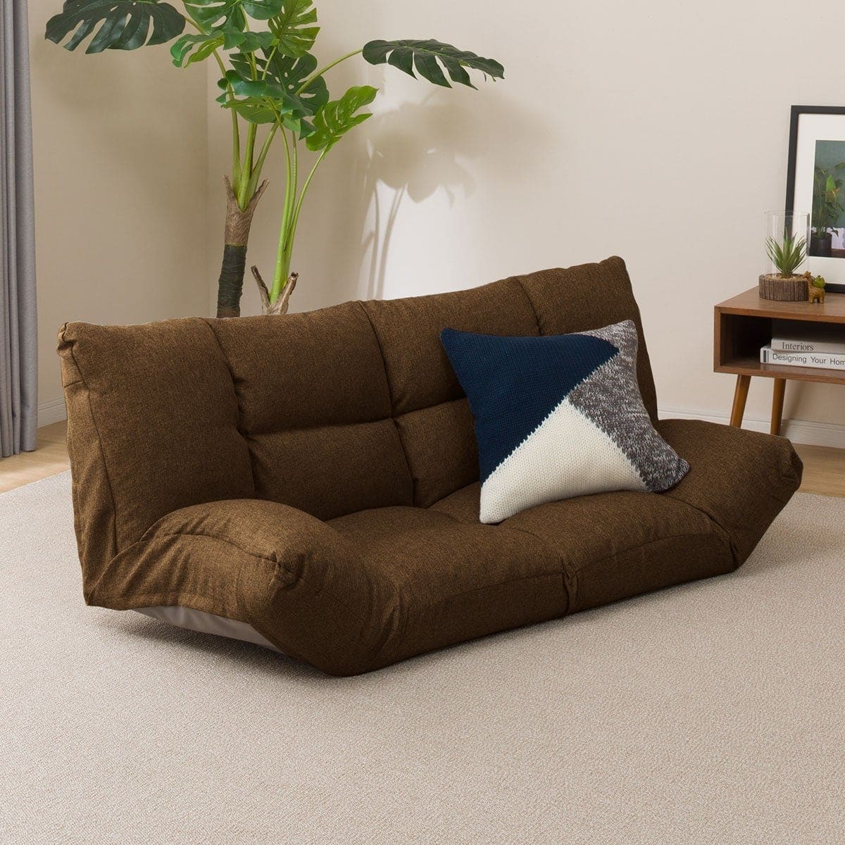 形が自在に変えられるコンパクトソファ(ツバサ3 BR) | ニトリネット