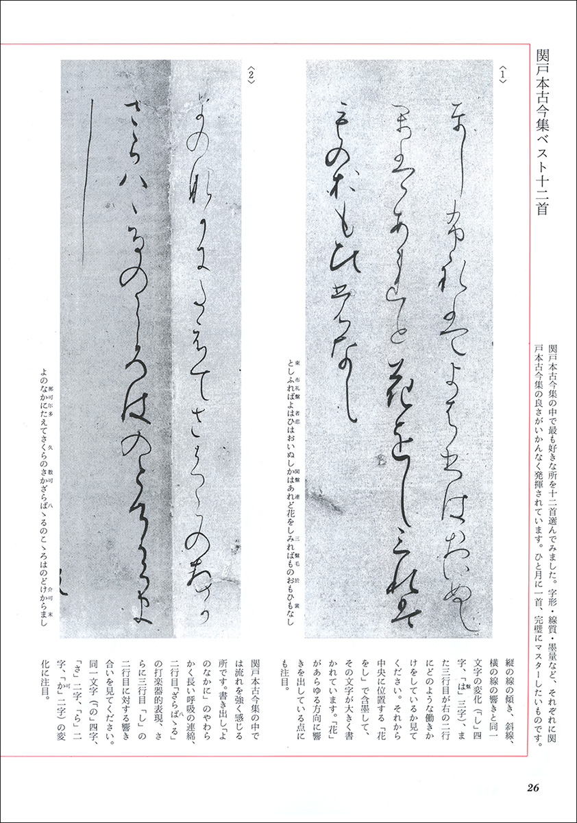 かな古典の学び方 8：関戸本古今集［伝藤原行成］ - 株式会社二玄社