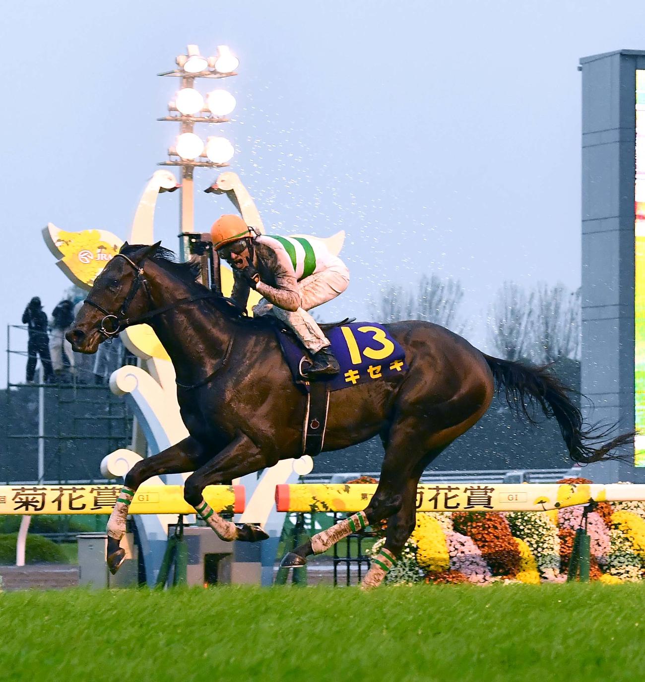 キセキ 17年 菊花賞 現地的中単勝馬券 希少 キセキ 17年 菊花賞 現地的