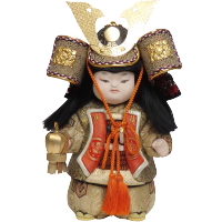 木目込五月人形 大将飾り【人形堂】