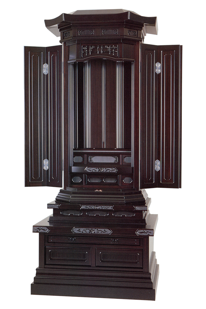 90万円前後？総無垢シタン？巨大家具調仏壇 最高級 中古品最終赤字