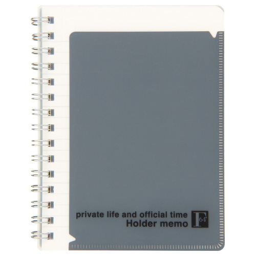 F.O.B COOP A6ホルダー付メモ6mm罫 | 日本ノート株式会社