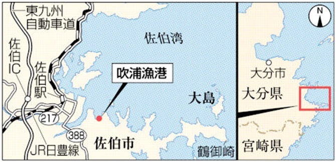 佐伯久の漁港です6号ですいい絵です 佐伯久の漁港です6号ですいい絵