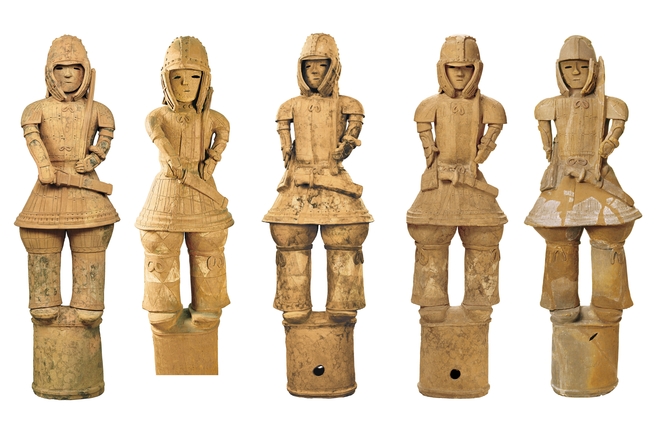 埴輪館】世界から集結 挂甲の武人5体が奇跡の再会｜【西日本新聞me】