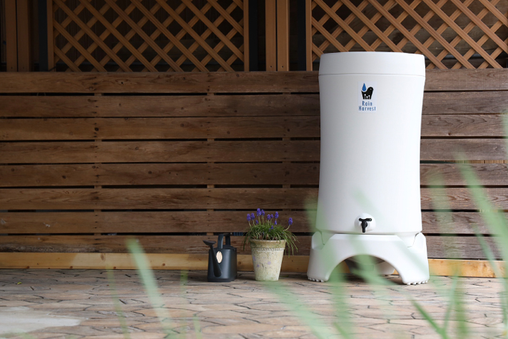 雨水タンク レインハーベスト150リットル （ 浄水ボトル付き