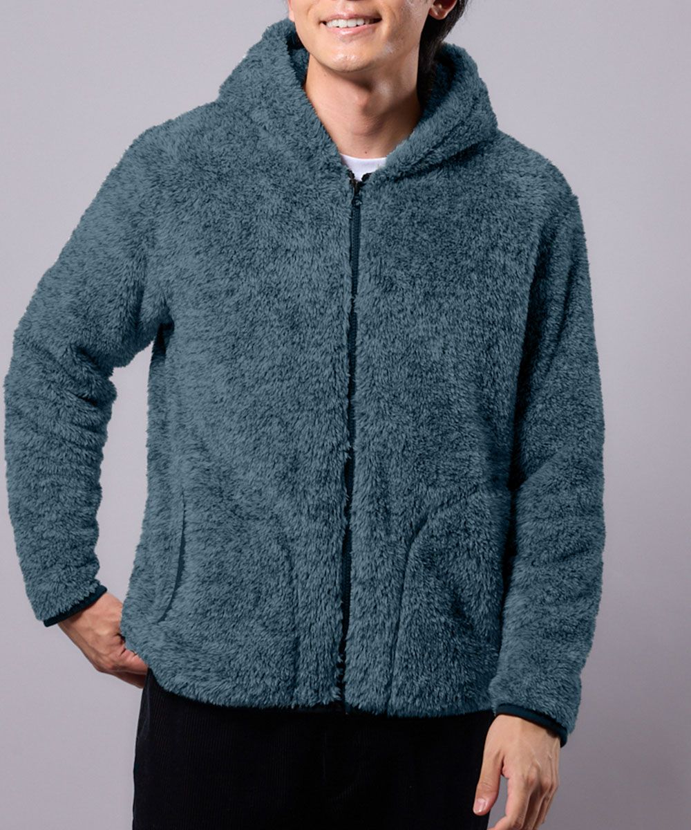 ふわもこボアフリースジップパーカー【大きいサイズ有】 通販【ニッセン】