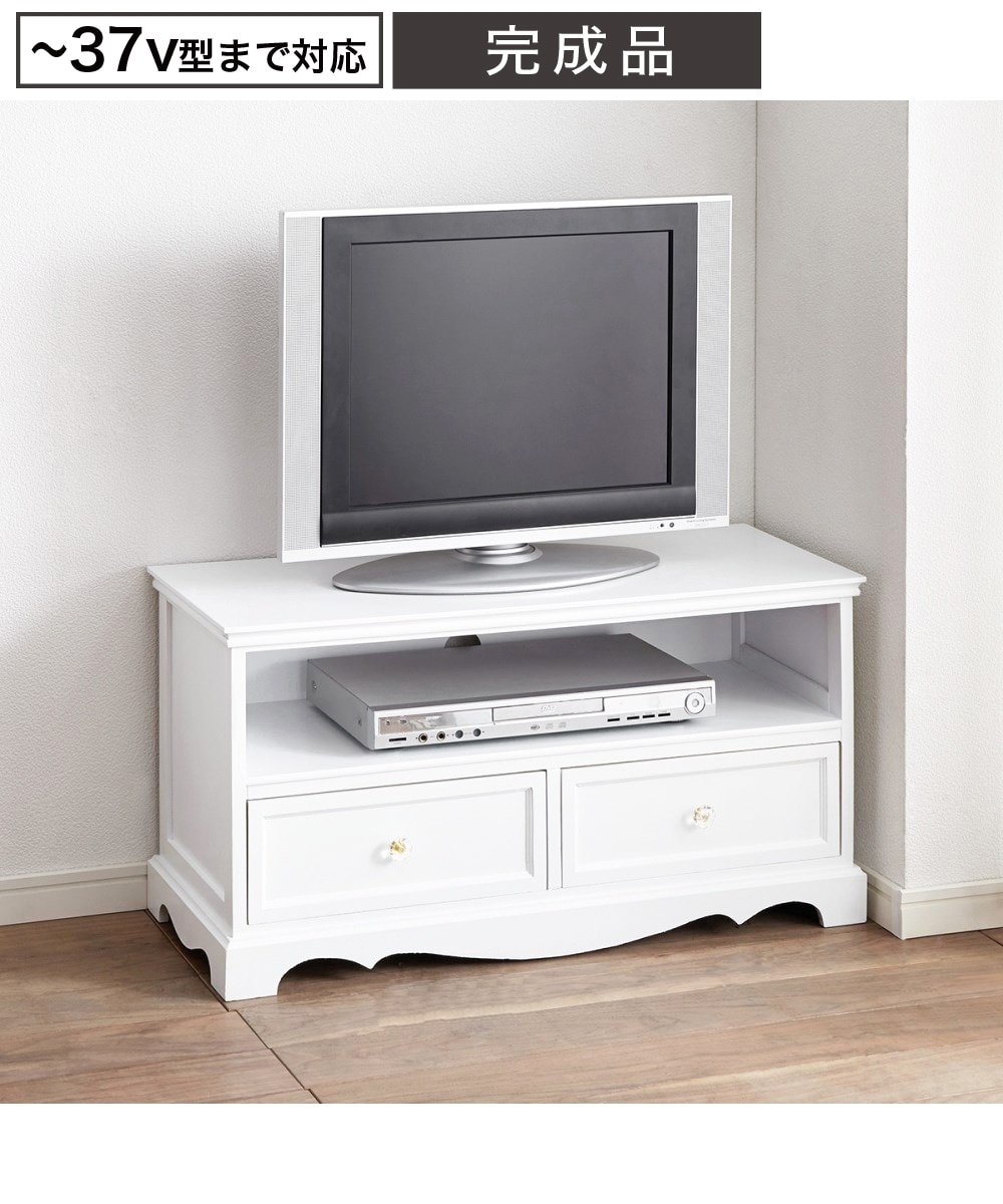 クリスタル風の取手が可愛いテレビ台 通販【ニッセン】