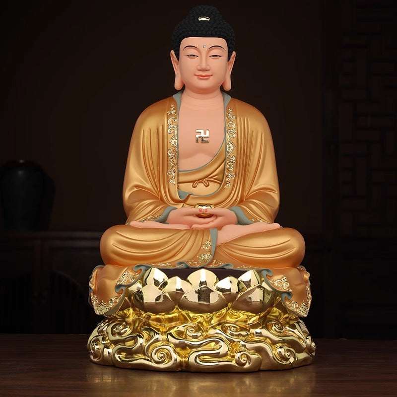 2025年 新規御作！極彩FRP仏像 手描き金箔仕上げ – 念珊閣仏像