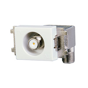 3.2GHz対応 スイッチ付2端子型テレビ端子 バルク仕様 WSUE77B(20