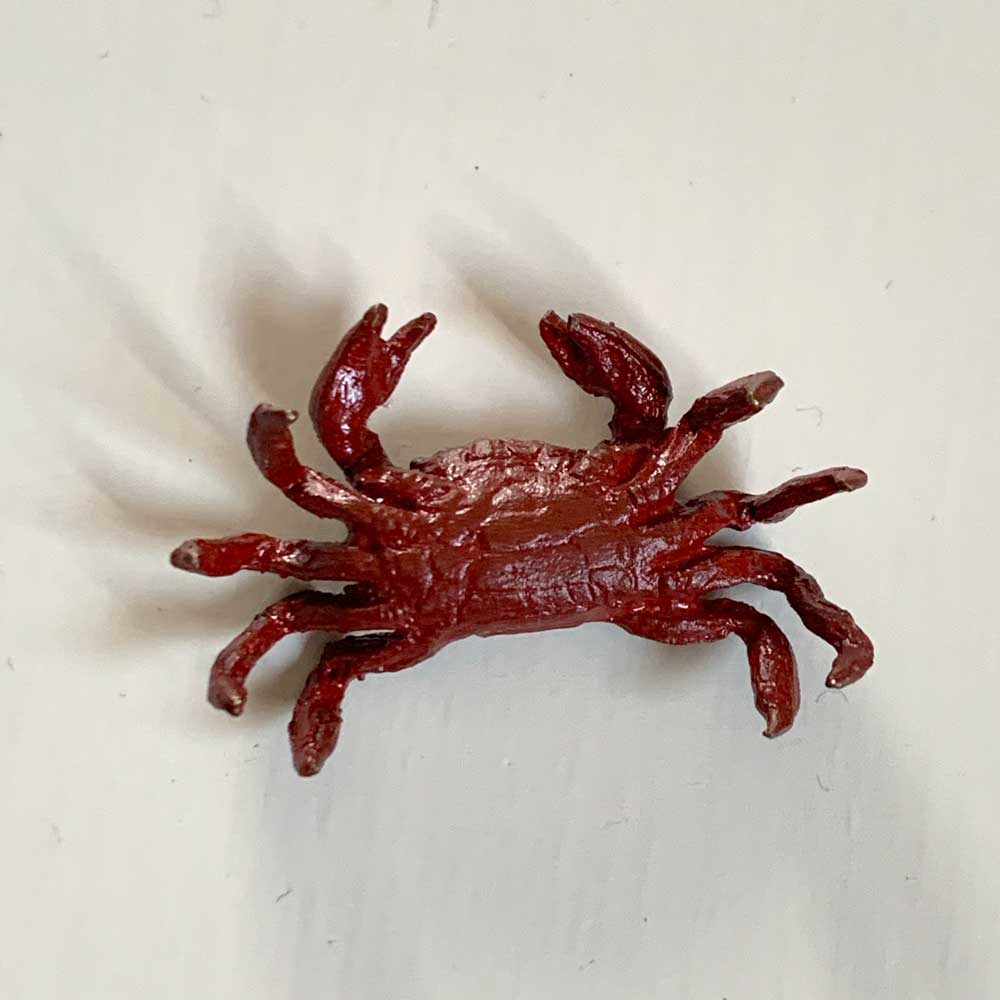 自在蟹 置物 銘:安の介 自在蟹 置物 銘:安の介