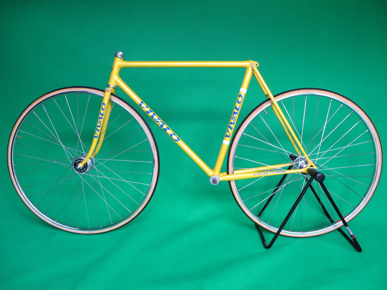 値下げ可】vivalo NJS ピスト バイク クロモリ 青 NITTO 競輪 値下げ可