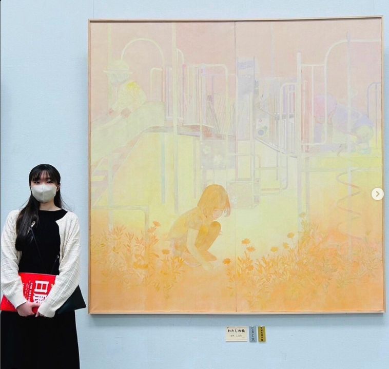 在学生の活躍！】日本画コース4年の大竹しおりさんが「第10回日展