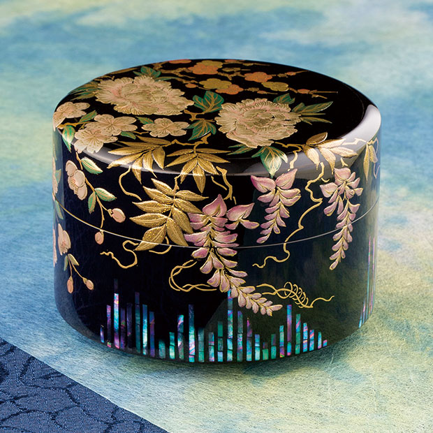 ◇超希少◇ジャポニズム蒔絵状金盛上花瓶☆アーネスト・リビュール