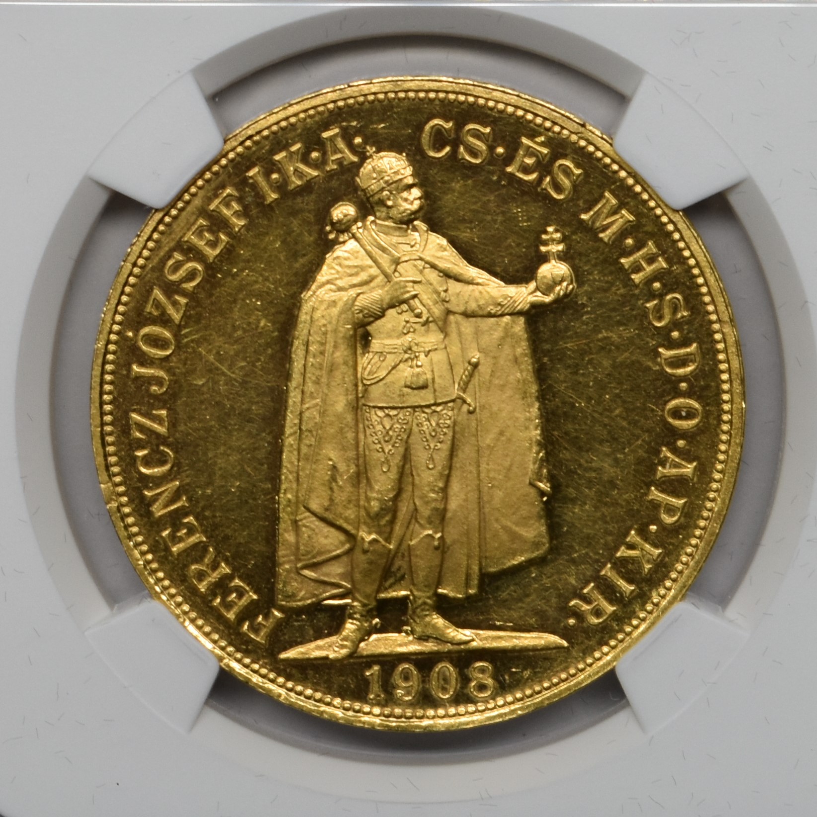 S*y様 1907年オーストリア 5コロナ銀貨 フランツ・ヨーゼフ皇帝