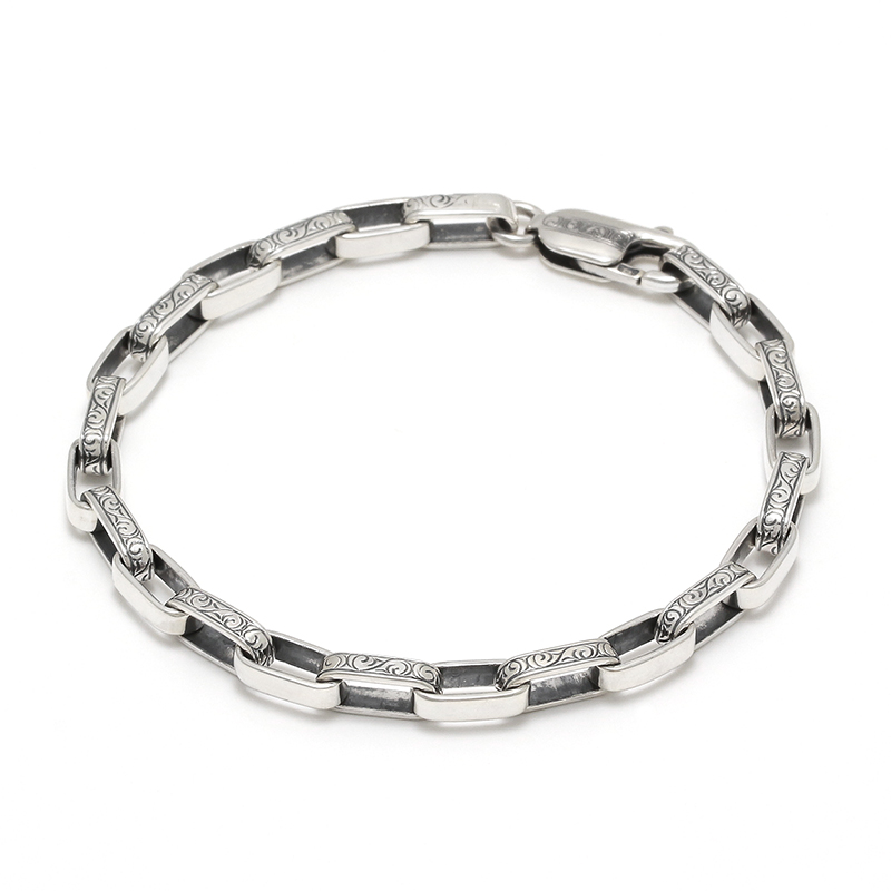 Suman Dhakhwa（スーマンダックワ） Eternal Carving Chain Bracelet