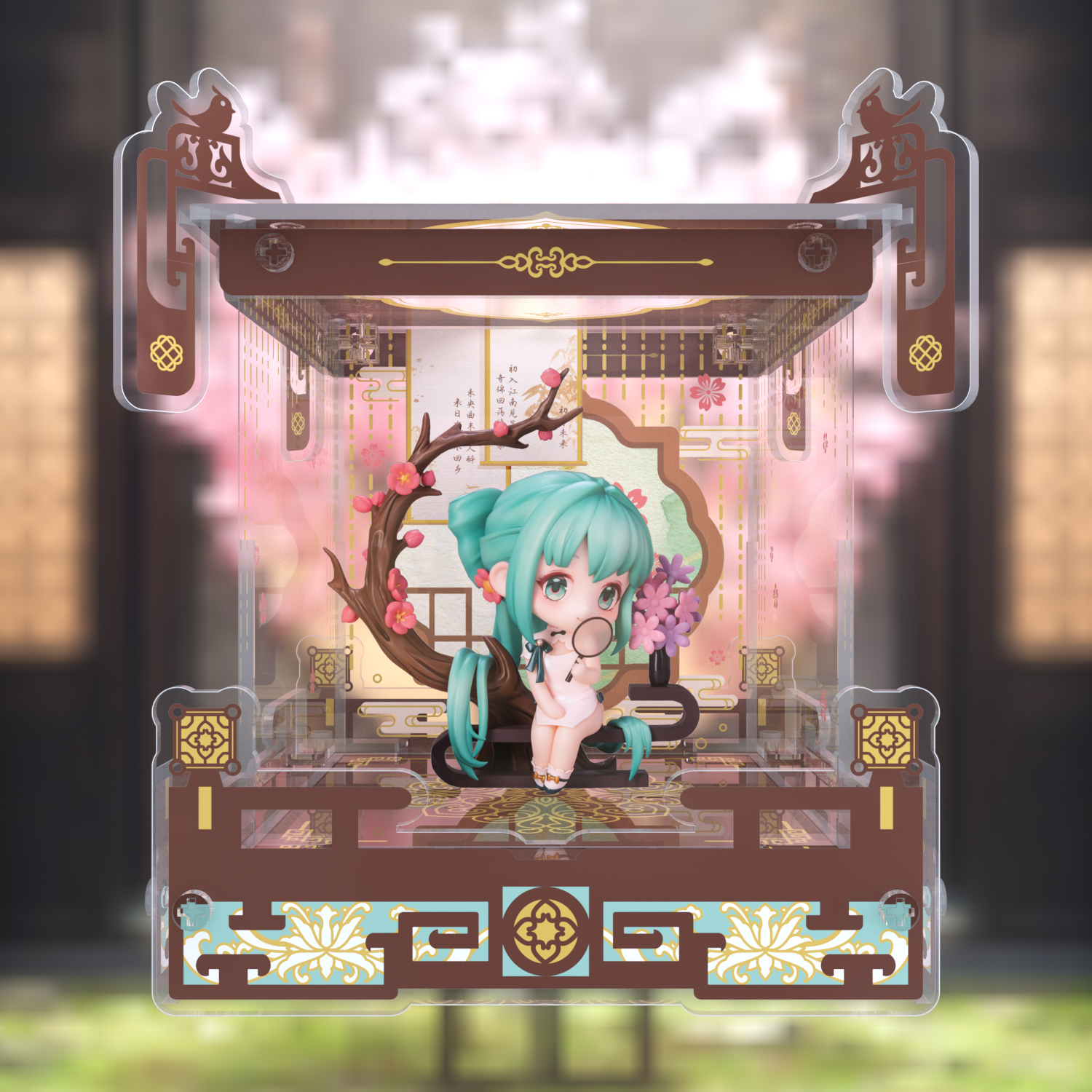 ほぼ新品】Myethos 初音ミク 韶華Ver 専用展示ケースセット フィギュア