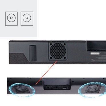 サウンドバー ブラック DHT-S218K ［DolbyAtmos対応 /フロント・バー