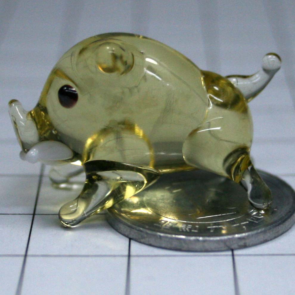 ガラス細工 十二支(ミニ)イノシシ 亥 – Satake Glass