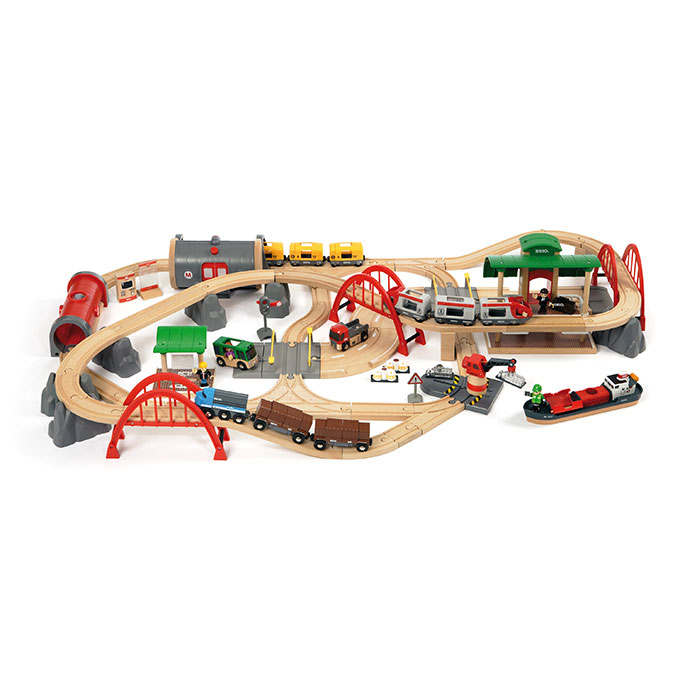 BRIO レール＆ロードデラックスセット｜33052 ブリオ木のもちゃ販売店
