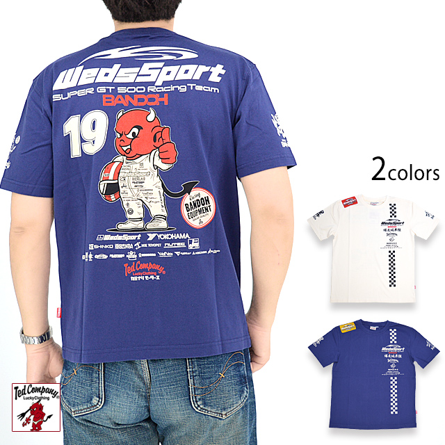 WEDS SPORT BANDOHコラボ半袖Tシャツ TEDMAN テッドマン WSBT-06