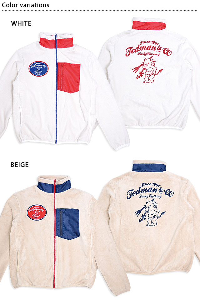 フリースジャケット TEDMAN テッドマン TDFJ-100 エフ商会 efu