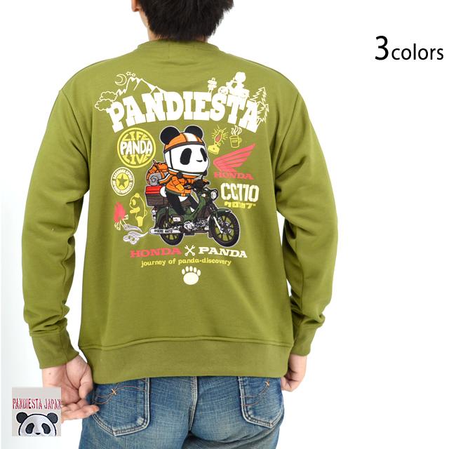 HONDA×PANDIESTA CROSS CUB110 スウェット PANDIESTA JAPAN 564503