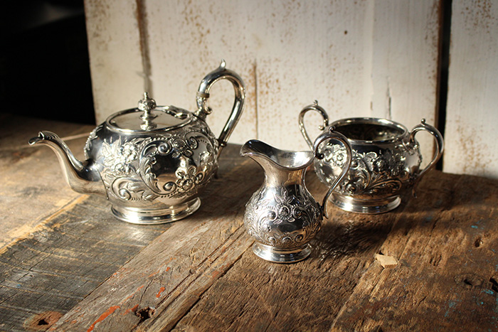 アンティークInternational Silver ティーセット とおまけ