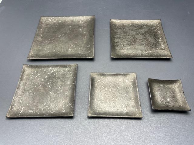 土井宏友作 ほたて貝漆皿 8枚 土井宏友作 ほたて貝漆皿 8枚 土井宏友