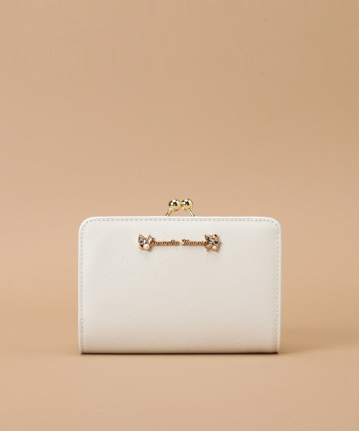 ラメレザービジュー 口金折財布(FREE ブラック): Samantha Thavasa