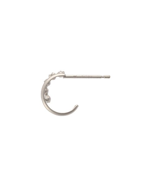 K18 WG ミニフープピアス(FREE K18 ホワイト): Samantha Tiaraサマンサ