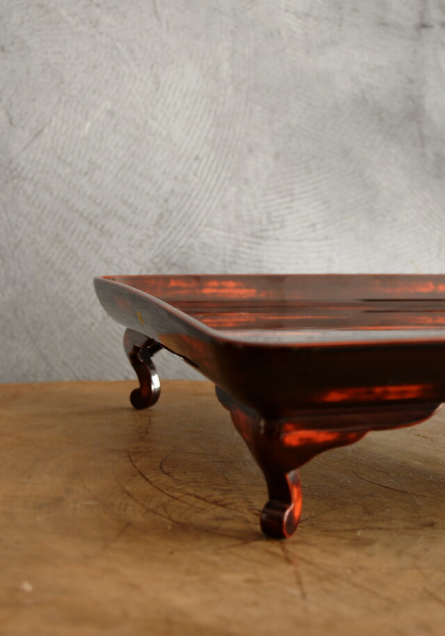 根来 高足盆』17世紀ごろ 江戸初期 膳 2025年最新】高足膳 『