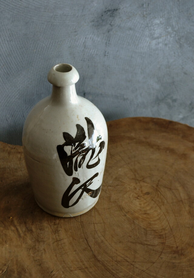 四方型徳利 江戸末期 古備前 酒器 花器 古道具 アンティーク 古民芸 検