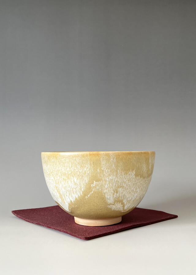 谷口良三作京焼染付茶碗共箱茶道具